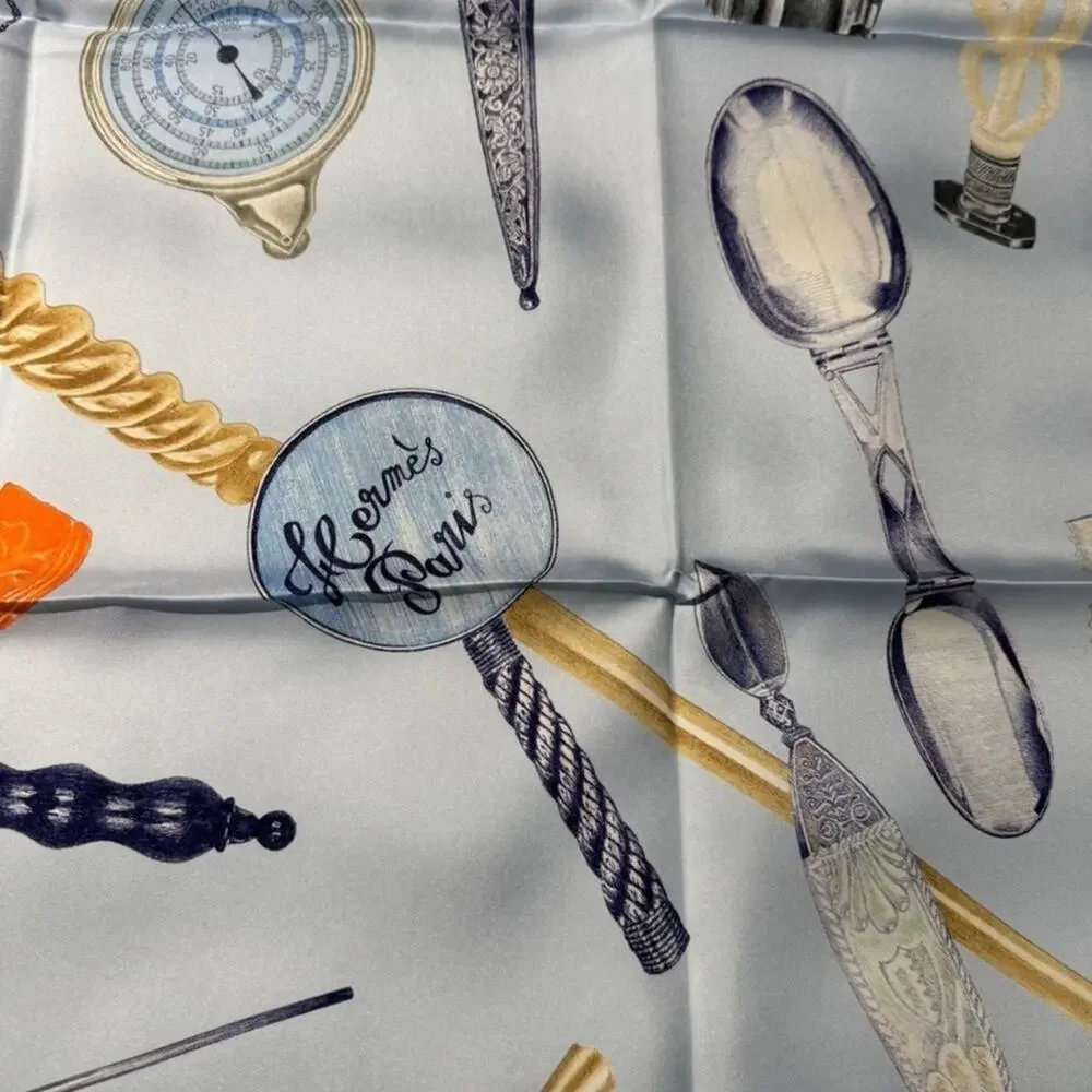 Hermès silk scarf 90